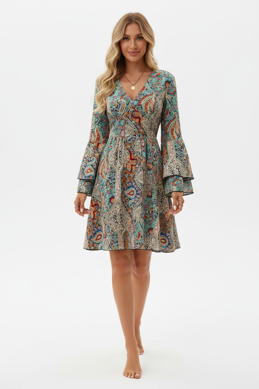 CLARA | FLORAL LONG SLEEVE DRESS