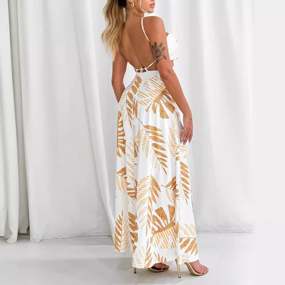 PALOMA | TROPICAL PRINT MAXI DRESS