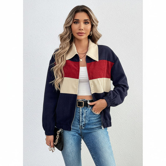 NINA | CONTRAST PATCHWORK JACKET