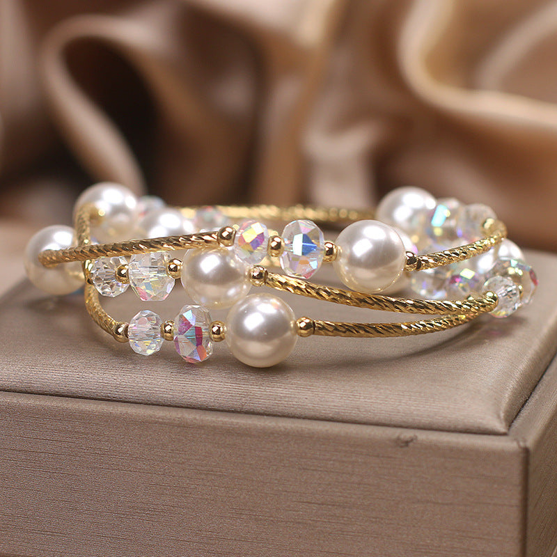 WIND | MULTI-LAYER PEARL BRACELET