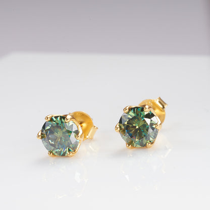 MOISS | MOISSANITE STUD EARRINGS
