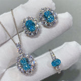 AQUA | AQUAMARINE JEWELLERY SET