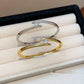 ROUND | GOLD ZIRCONIA ROUND BRACELET