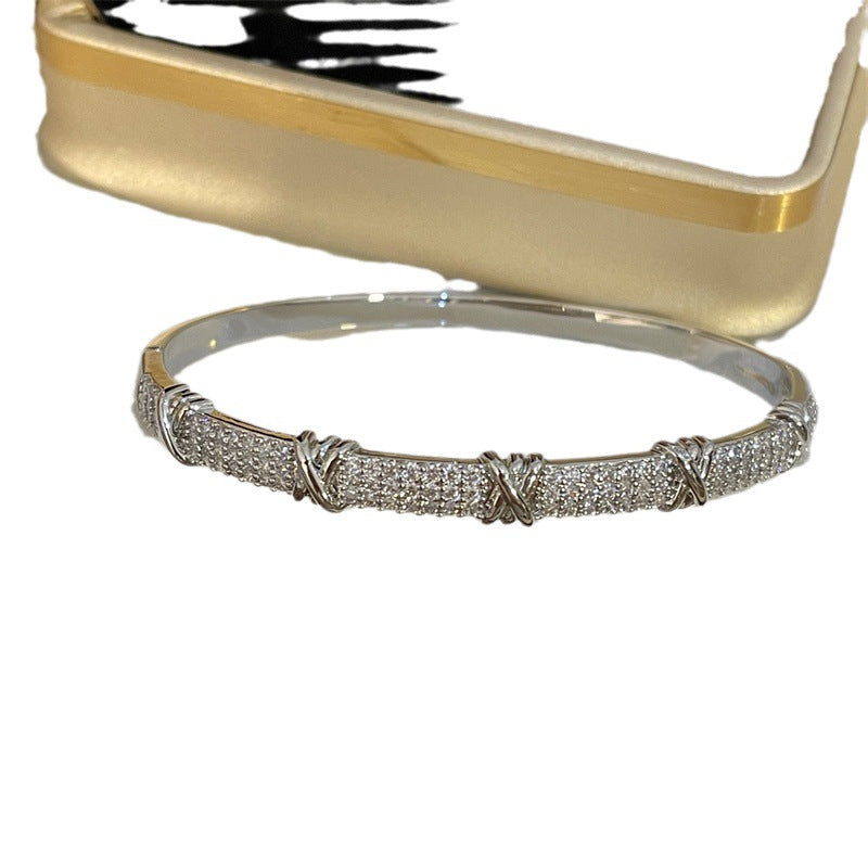 BAMBOO | FULL DIAMOND BAMBOO BRACELET