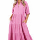 CÉLINA | BUTTON-UP LONG SLEEVE DRESS