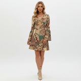 CLARA | FLORAL LONG SLEEVE DRESS