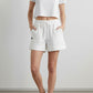 SLOANE | RELAXED LINEN-BLEND SHORTS