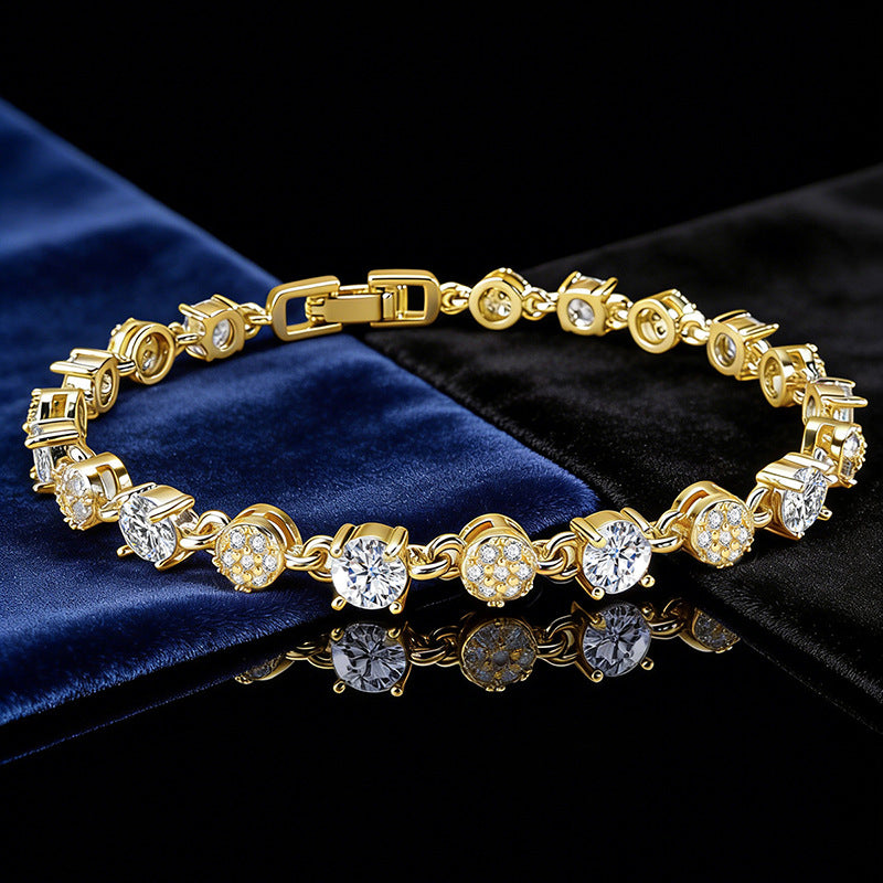 GOLD | GOLD PLATED ZIRCON BRACELET
