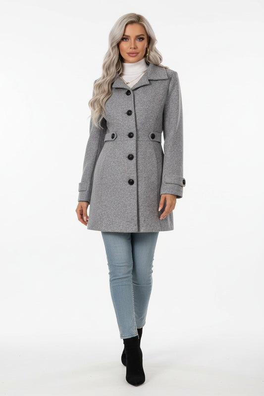 MARGOT | SINGLE BREAST WOOL COAT