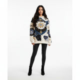 DUSK | SLOUCHY PRINT SWEATER