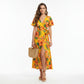 NADIA | FLORAL SLIT MIDI