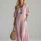 LYRA | STRIPED OFF-SHOULDER DRESS