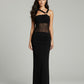 TIPHAINE | MESH BANDEAU DRESS