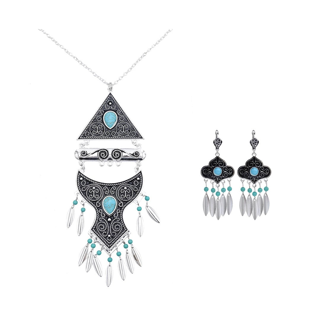 VIVIENNE | RETRO TASSEL JEWELLERY SET