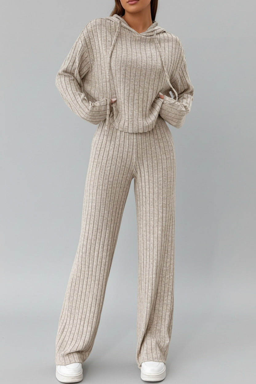 COSETTE | RIBBED LOUNGEWEAR TWO-PIECE SET
