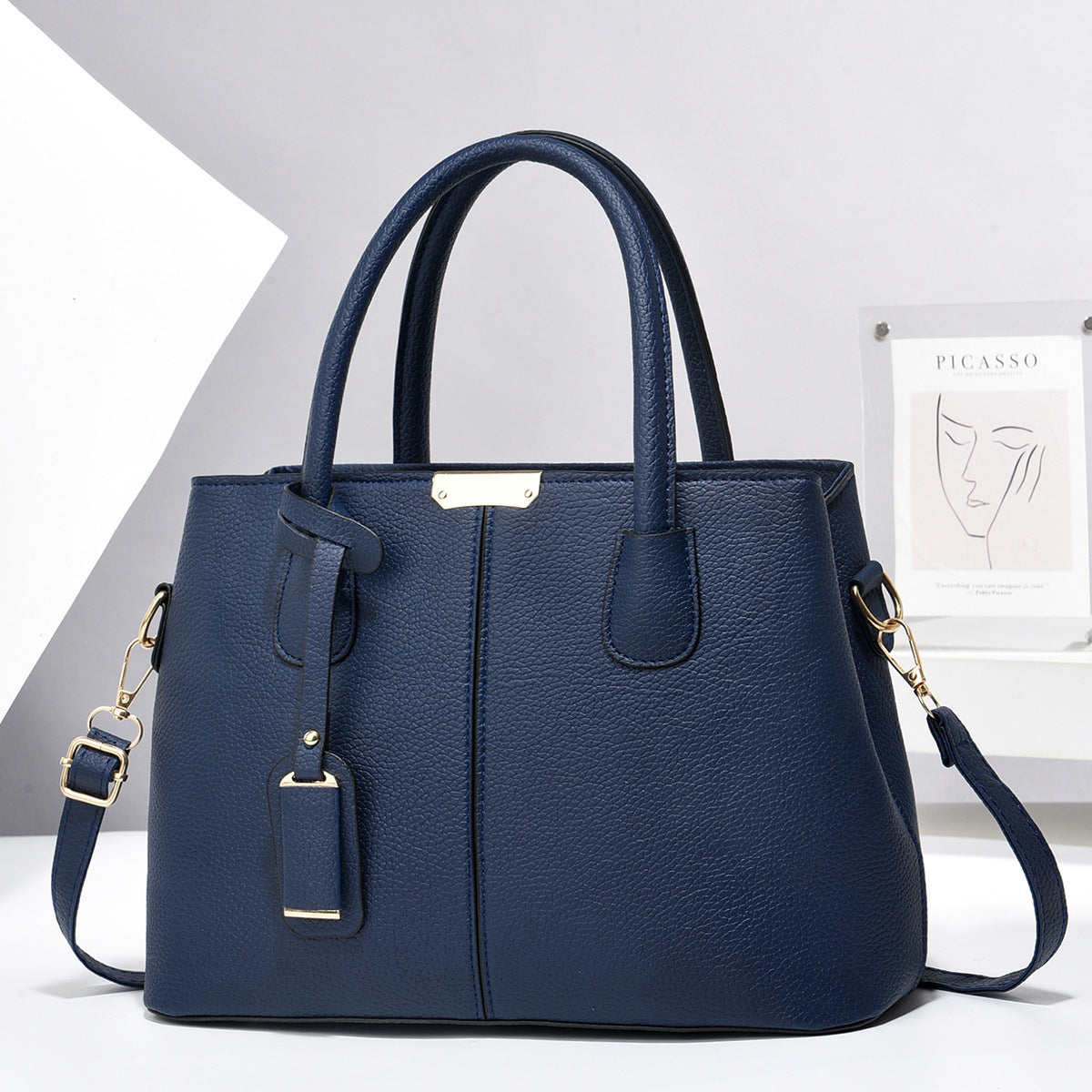 AURORA | MULTI-TONE LEATHER TOTE