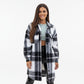 ODETTE | PLAID PRINT WOOL COAT