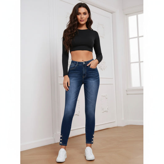 ZARA | ZIP CROPPED DENIM