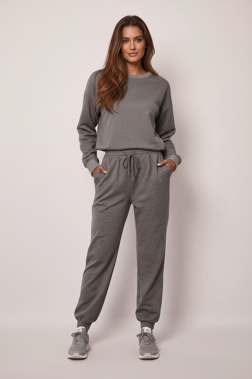 KEVA | LACE-HEM JOGGERS
