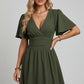 VIVI | BUTTERFLY SLEEVE DRESS