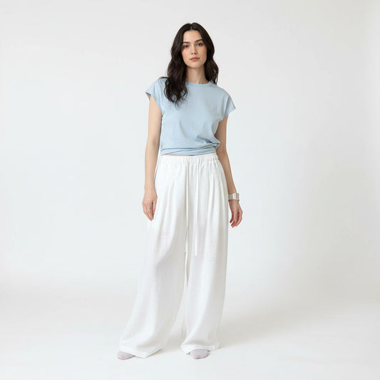 CELESTE | RELAXED LINEN TROUSERS