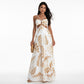 PALOMA | TROPICAL PRINT MAXI DRESS