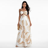 PALOMA | TROPICAL PRINT MAXI DRESS