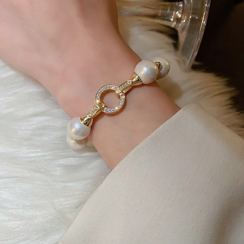 INS | ZIRCON PEARL LUXURY BRACELET