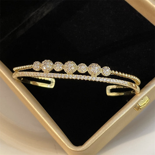 DRILL | FULL DIAMOND GANG BRACELET