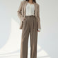 COLETTE | DRAPED CASUAL WIDE-LEG PANTS
