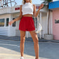 CLEO | HIGH-RISE PLEATED SHORTS