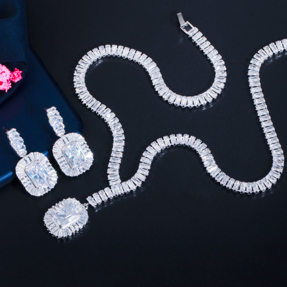 PLATA | PLATINUM ZIRCON SET