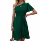 SELENA | OFF-SHOULDER RUFFLE DRESS