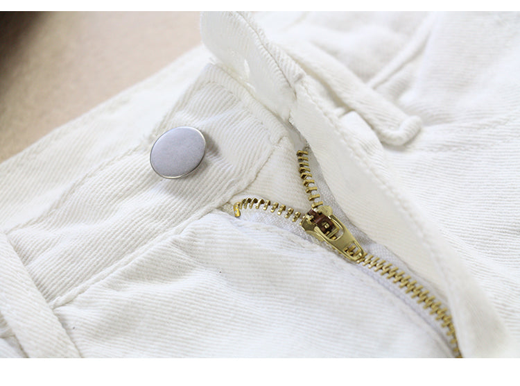 BLAIR | RIPPED DENIM MINI SKIRT