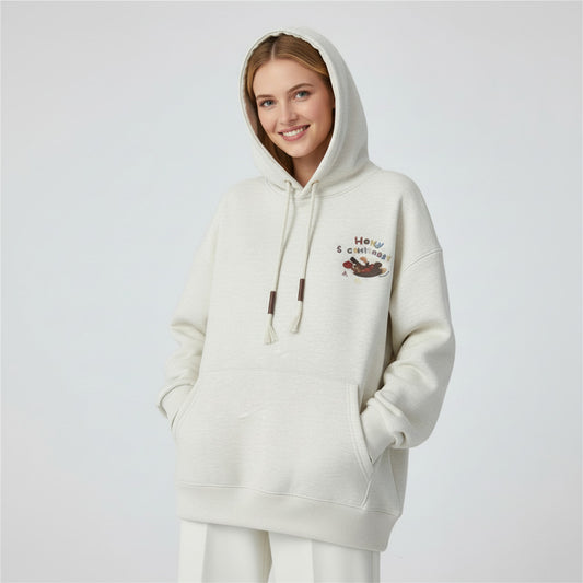 VIENNA | DACHSHUND EMBROIDERED LUXE HOODIE