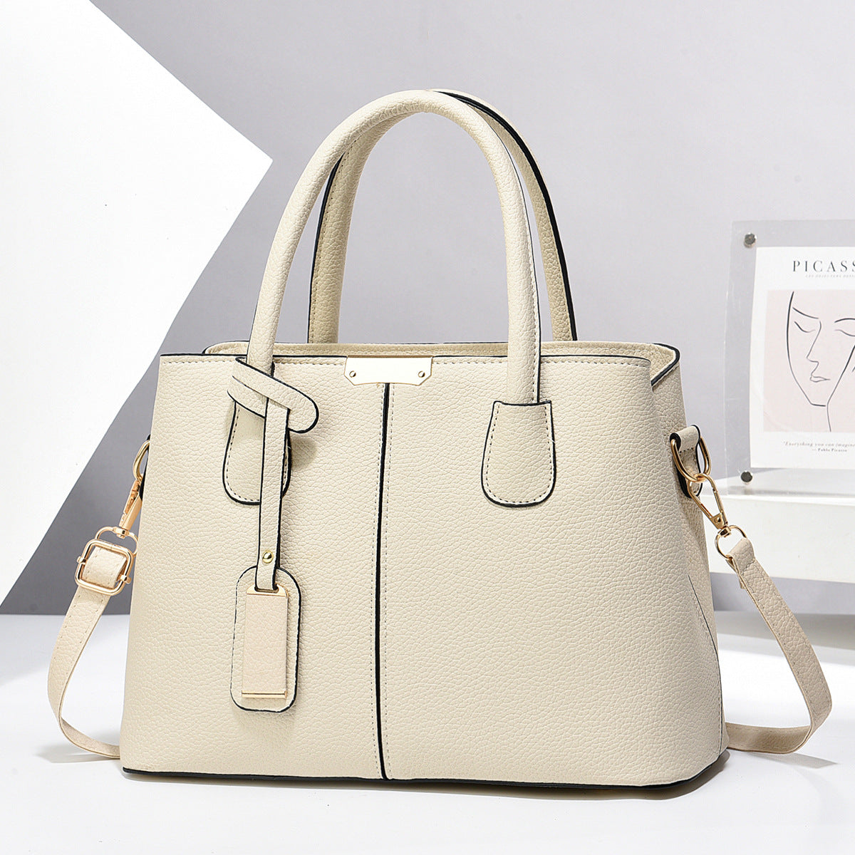 AURORA | MULTI-TONE LEATHER TOTE