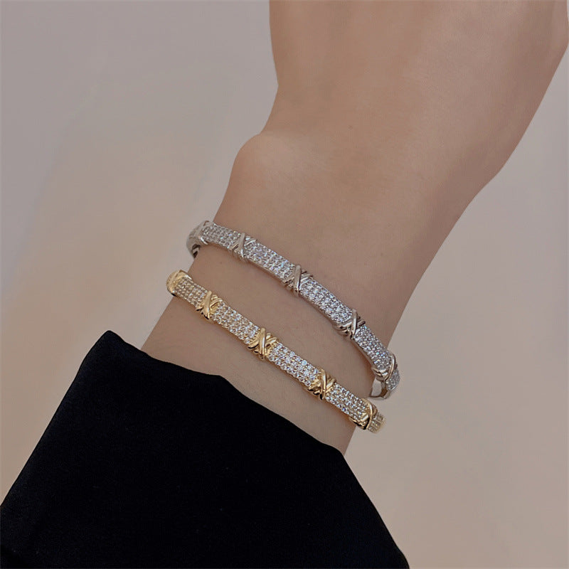 BAMBOO | FULL DIAMOND BAMBOO BRACELET