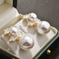 LUNA | PEARL ZIRCON STUD EARRINGS