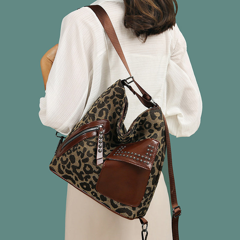 ELISE | HOUNDSTOOTH BACKPACK