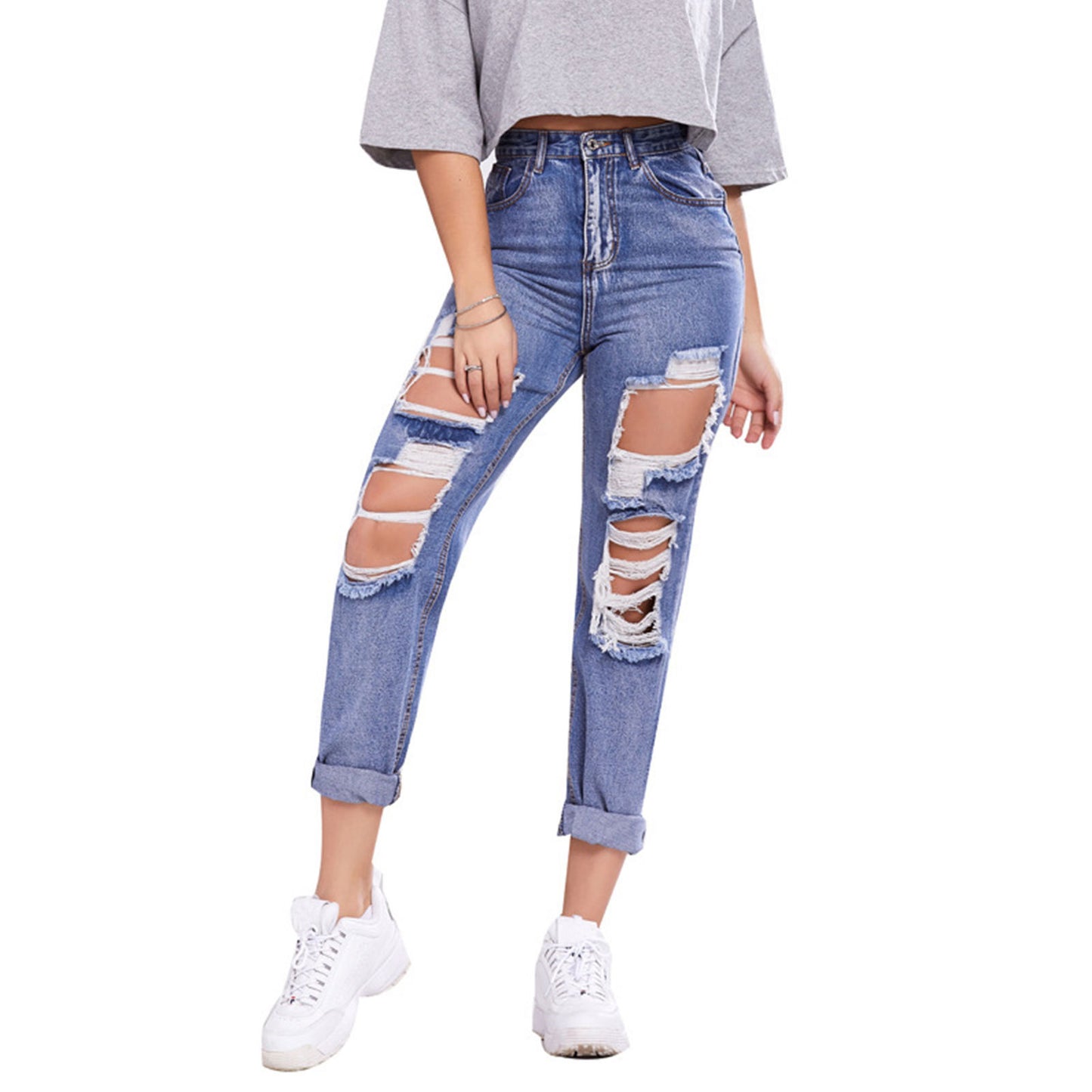 ALENTINA | STRAIGHT-LEG RETRO DENIM JEANS
