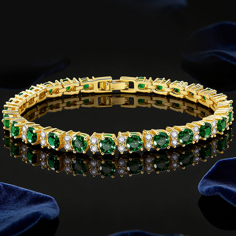 GOLD | GOLD PLATED ZIRCON BRACELET