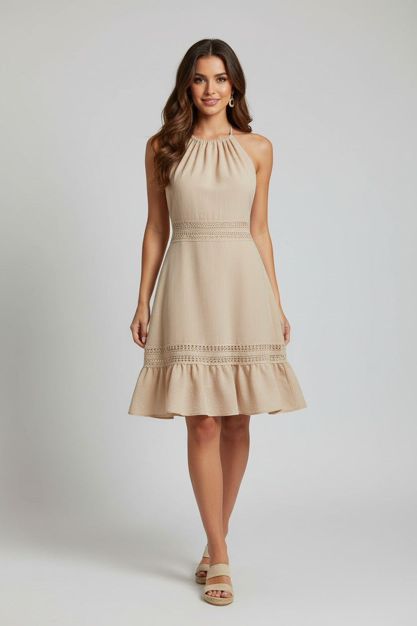 GINA | BACKLESS LACE MINI