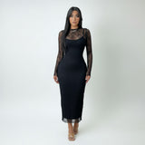 ISABEAU | SHEER LACE BODYCON