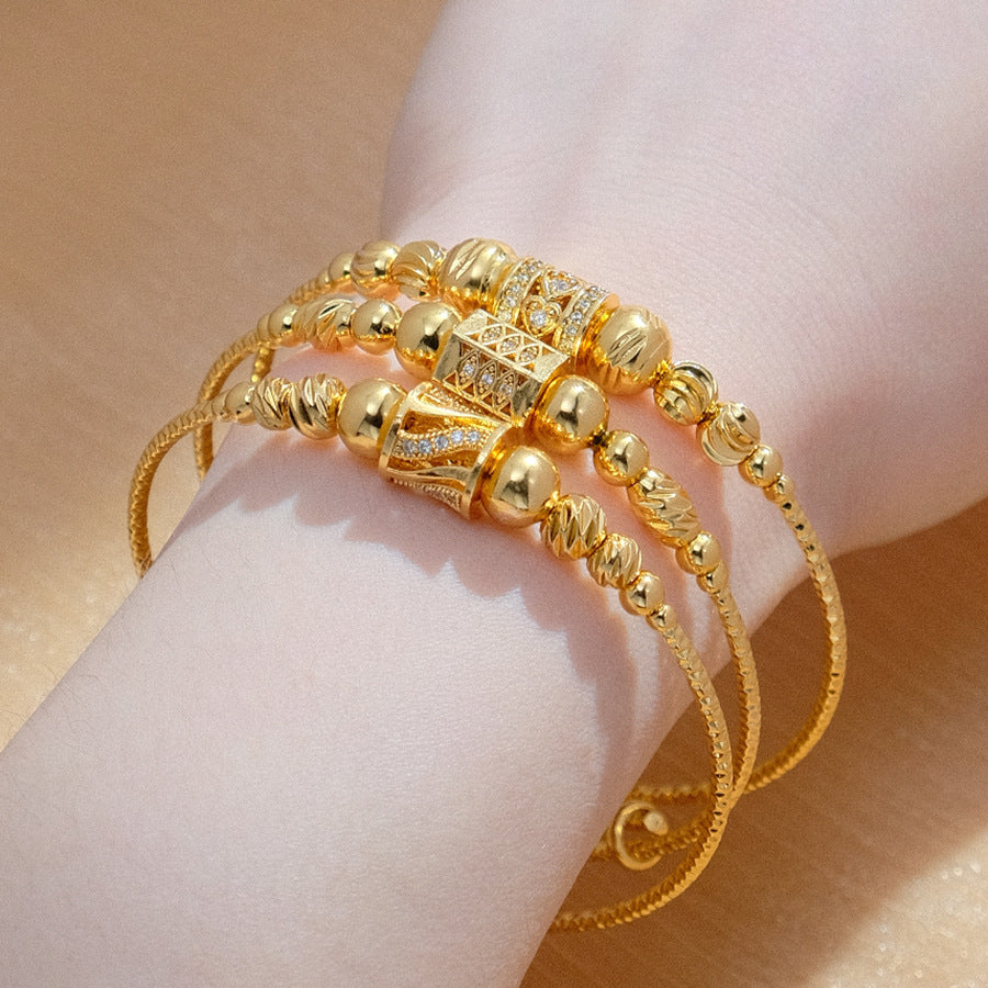 SERAPHINA | ARABIC GOLD BANGLE