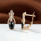 GARNET | CHAMPAGNE GOLD EAR CLIPS