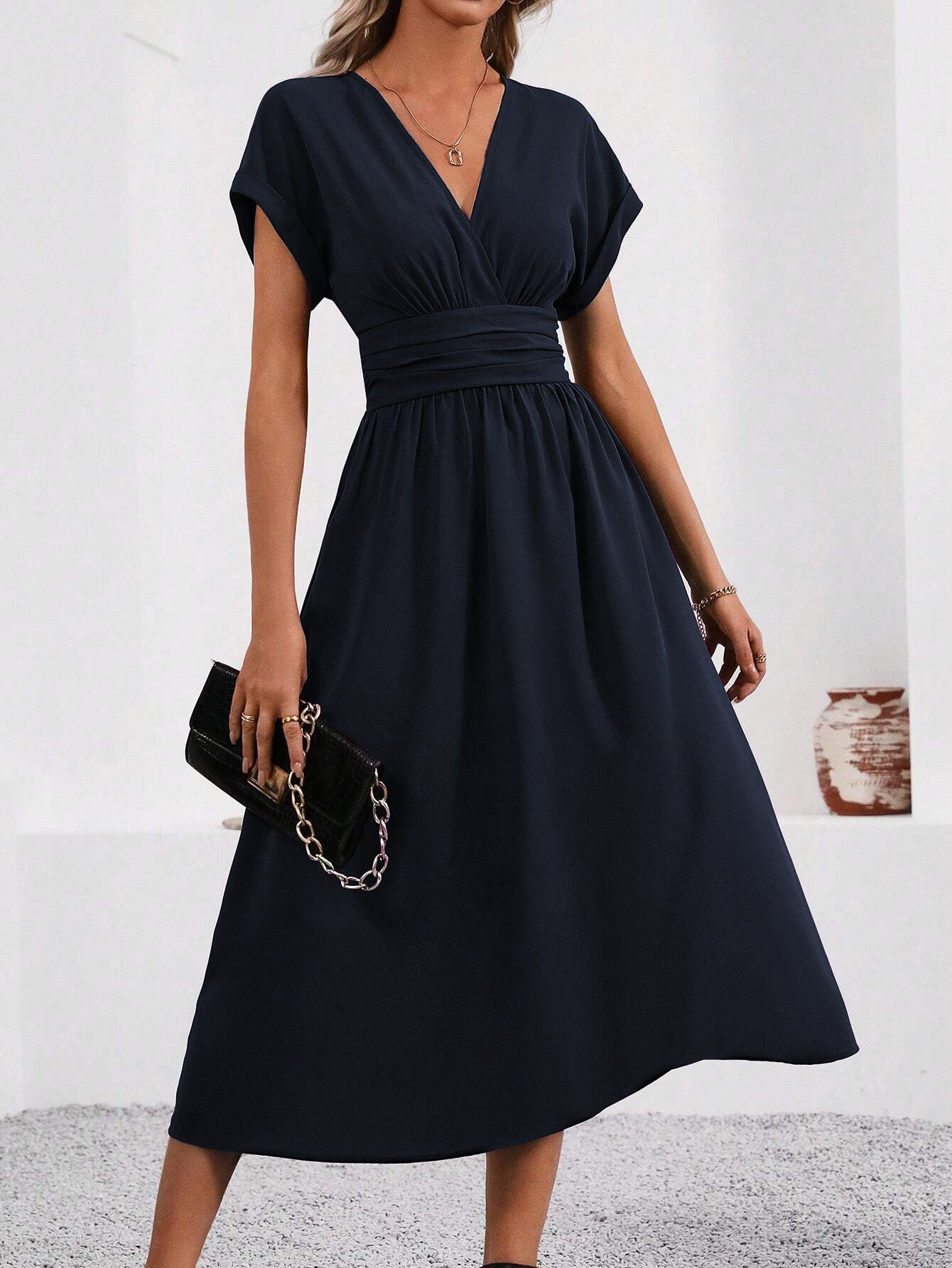 ELISE | CINCHED WAIST MIDI