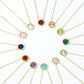 CLARA | BIRTHSTONE GOLD PENDANT
