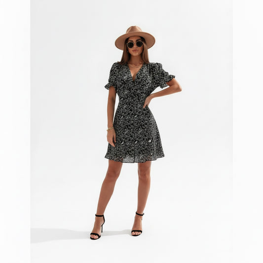 SOLEIL | SPOT PRINT DRESS
