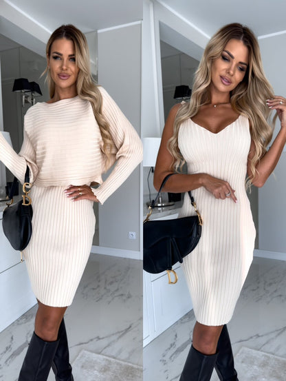 CLARA | SLEEVED SUSPENDER SUIT