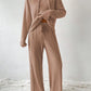 COSETTE | RIBBED LOUNGEWEAR TWO-PIECE SET